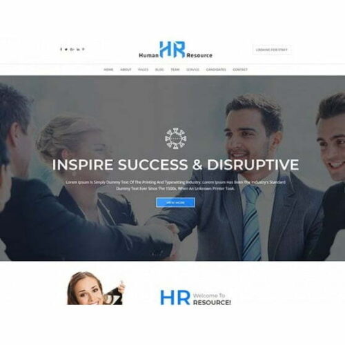 Human Resource - HTML Template