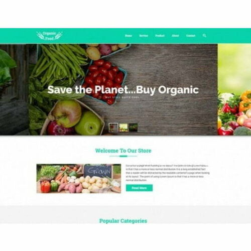 Organic Food - HTML Template