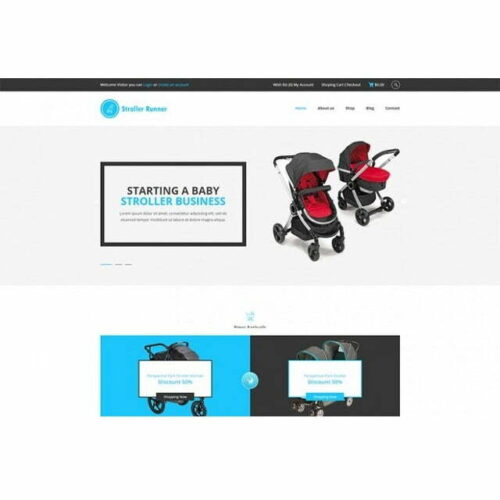 Stroller - HTML Template