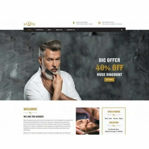 The Barber - HTML Template